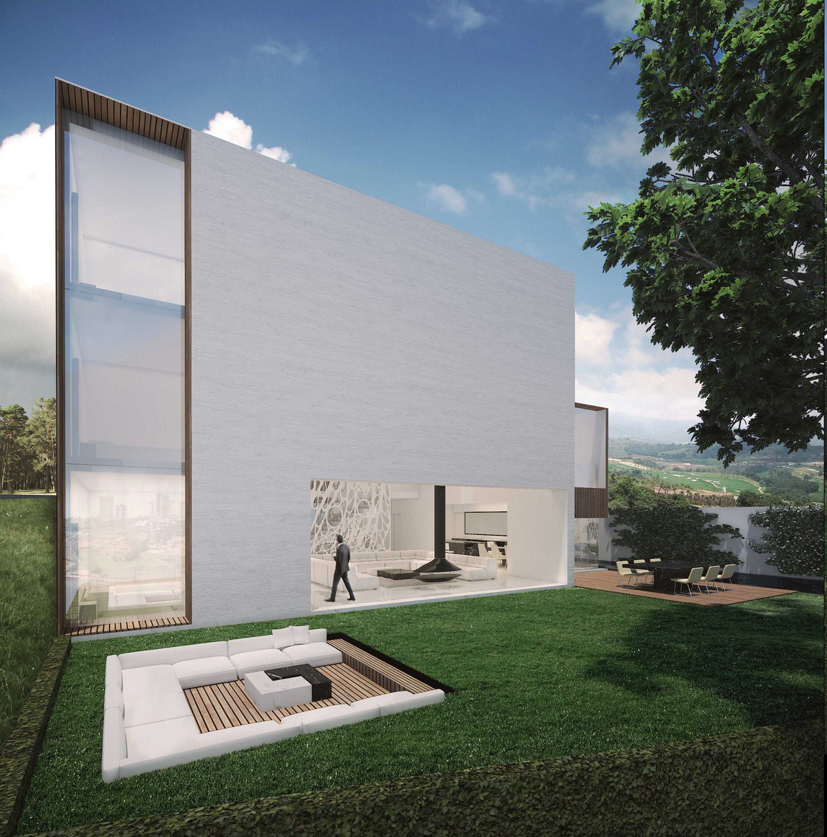 Hacia el jardín · Una nueva escala