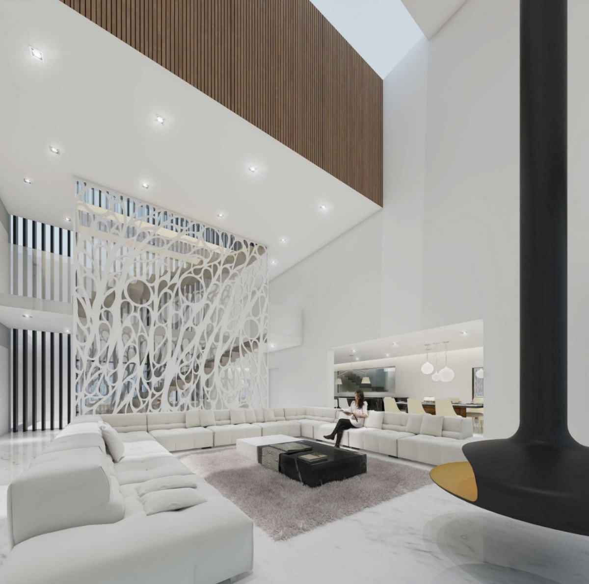 Interior · Altura, luz y continuidad