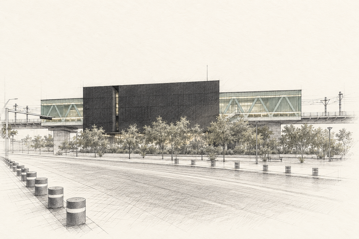 Zapopan Centro · Estudio de líneas y proporción